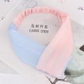 2018 Summer Beach Design Double Color Handbands for Women Hair Accessories